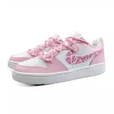 Nike Court Borough Low GS Pink White