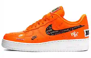 Nike Air Force 1 '07 PRM "Just Do It" Orange