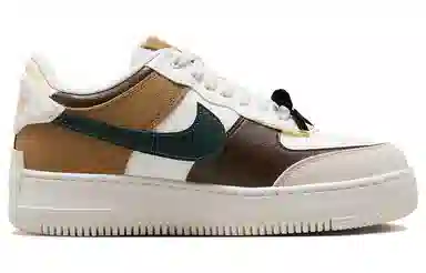 Nike Air Force 1 Low Shadow White Grey Brown