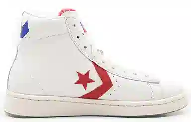 Converse Cons Pro Leather White Red Blue