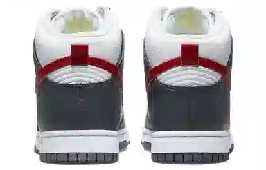 Nike Dunk High White Grey Red