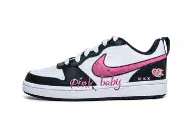 Nike Court Borough Low GS Black