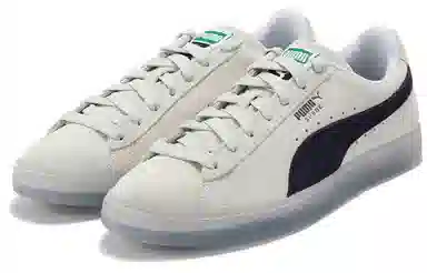 PUMA Suede Translucent Low White Navy