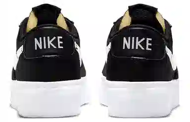 Nike Blazer Low Platform Black White