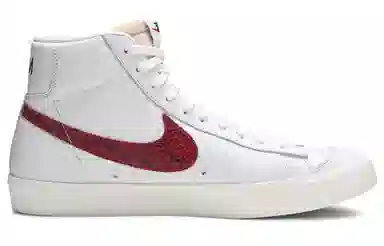 Nike Blazer Mid White Red Blue Snake