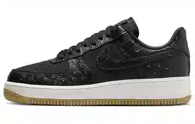 Nike Air Force 1 "Black Ostrich"