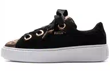 PUMA Platform Low Black Gold