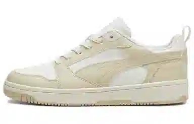 PUMA Rebound v6 Low CV White Beige