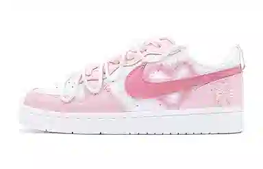 Nike Court Borough Low GS Pink White