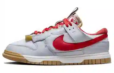 Nike Air Dunk Jumbo Low White Red