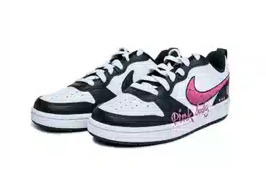 Nike Court Borough Low GS Black
