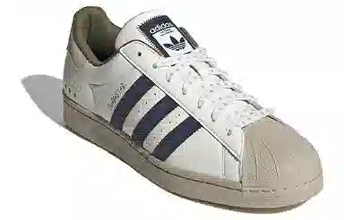 adidas Superstar White Grey Blue
