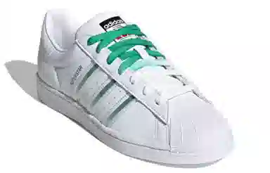 adidas Superstar White Green