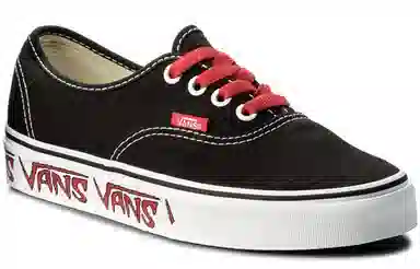 Vans Authentic Black Red