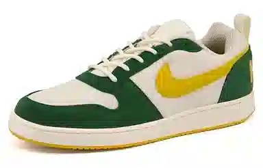 Nike Court Borough Low Prem White Green Yellow