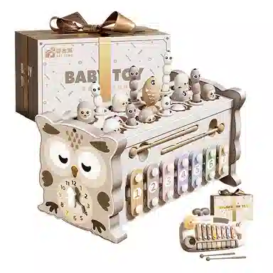 贝杰斯 六面体多功能益智百宝箱 早教教具