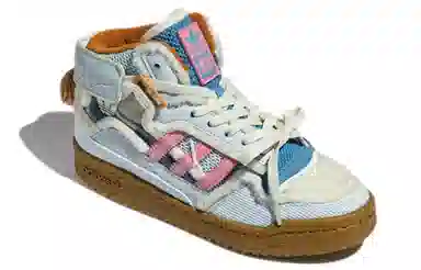 Melting Sadness x Adidas Forum Mid Light Blue