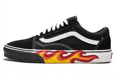 Vans Old Skool Flame Cut Out Black