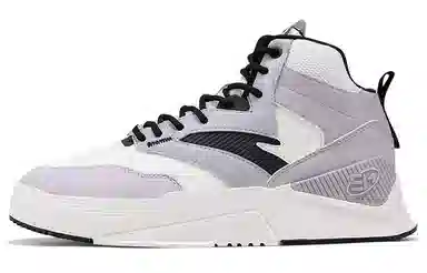 Anta High Top Sneakers White Grey Black
