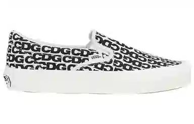 Comme Des Garcons x Vans Slip-On White Black