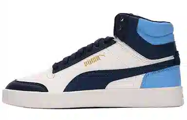 PUMA Shuffle Mid Blue White