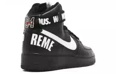 Supreme x Nike Air Force 1 High Black White