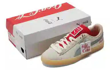 PUMA x Coca-Cola Suede White Grey