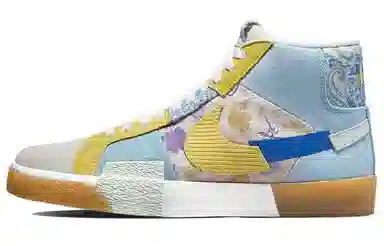 Nike Blazer Mid Light Beige Blue