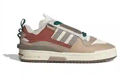 adidas Originals Forum Low Red White Khaki Brown