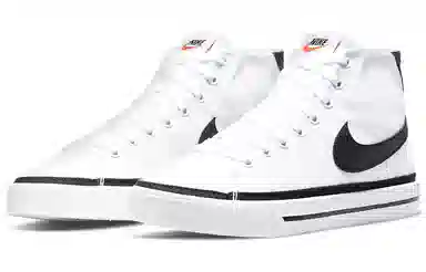 Nike Court Legacy Canvas Mid White Black
