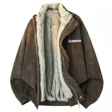 Kawasaki Cleanfit Vintage Litchi Texture Jacket