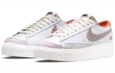 Nike Blazer Low Platform White Orange