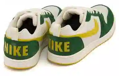 Nike Court Borough Low Prem White Green Yellow