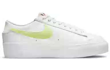 Nike Blazer Low Platform White Green