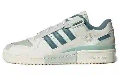 adidas Forum Exhibit Low White Brown Green