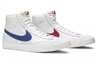 Nike Blazer Mid White Red Blue Snake