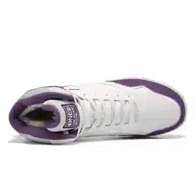 361° Winter High-Top Sneakers White Purple