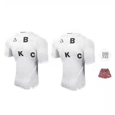 BKCXZICE Big Logo Triangle Print Tight Fit Short Sleeve