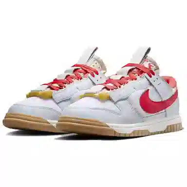 Nike Air Dunk Jumbo Low White Red
