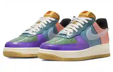 UNDEFEATED x Nike Air Force 1 Low Green Purple