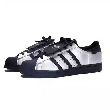 adidas Superstar Black Silver