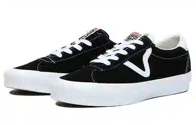Vans Low Black White