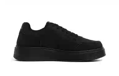 HUANQIU Thick Sole Sneakers Black