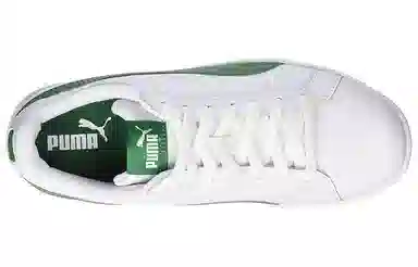 PUMA Smash Leather Green White