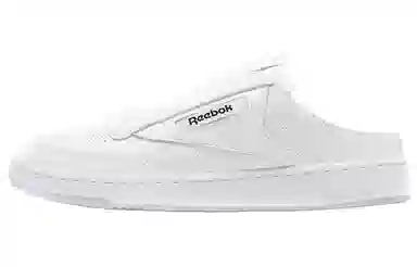 beams x Reebok Club C Laceless Mule White