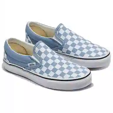 Vans Classic Slip-On Checkerboard Blue White