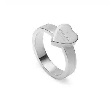 Gucci 925 Silver Heart Ring