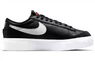 Nike Blazer Low Platform Black White