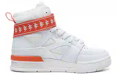 Kappa Retro High-Top White Orange