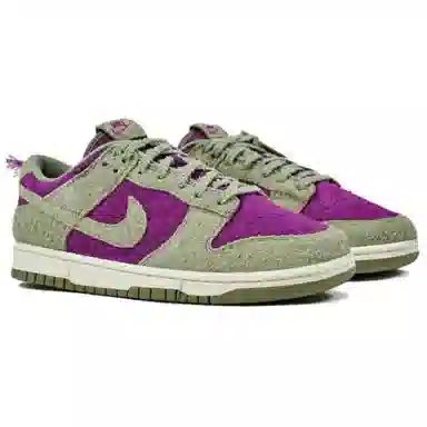 Nike Dunk Low Retro SE Panda Green Purple